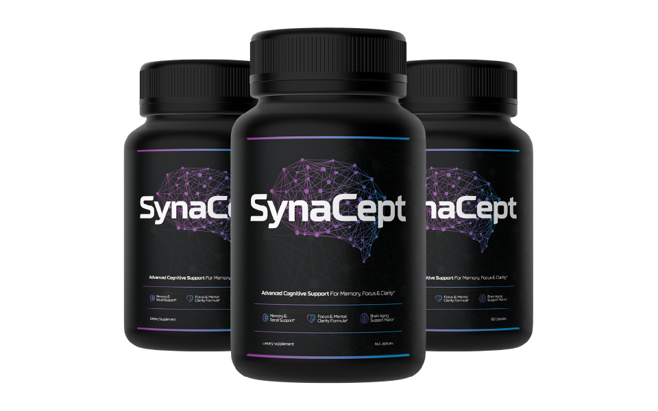 SynaCept Brain Support Supplement Bottles
